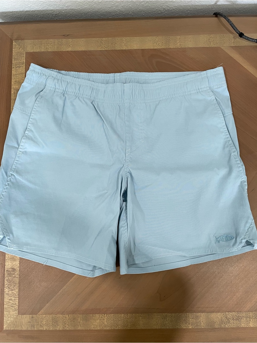 Light Blue Ladies AFTCO shorts